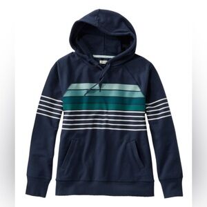 NWT - LLBean Stripe Hoodie - S